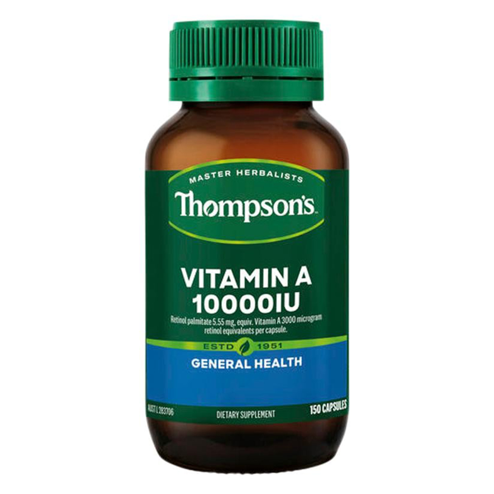 Thompsons Vitamin A General Health Capsules 10000 iu